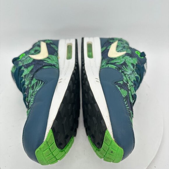 Nike Air Max 1 GPX Men Size 9 684174-400 Blue Floral Green White Training Shoes - Picture 7 of 11